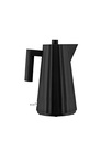 Alessi Plissè MDL06 B/UK - Fierbător electric de design din rășină termoplastică, dop englezesc, 170 cl, negru