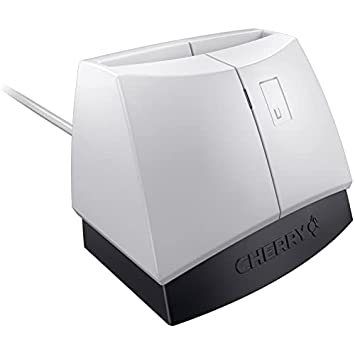 CHERRY SmartTerminal ST-1144UB Cititor de carduri USB Gri Pale