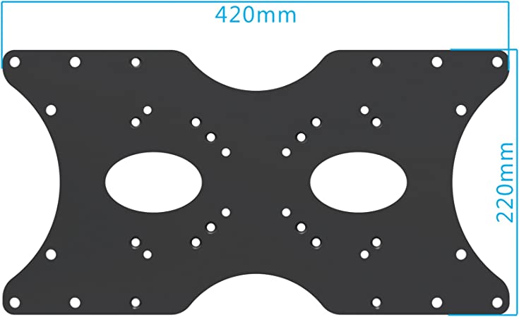Adaptor universal VESA PureMounts VESA 50x50 la 200x200, sarcină maximă 30 kg, negru