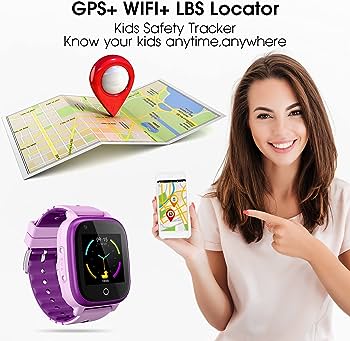Beafon Kids Smartwatch 1 (4G Nano-SIM) - Negru-Rose