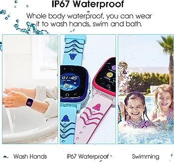 Beafon Kids Smartwatch 1 (4G Nano-SIM) - Negru-Rose