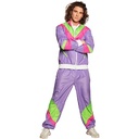 Costum Boland pentru adulti trening anii 80 cu buzunare, jacheta si pantaloni, diferite marimi, costum de camping, costum de jogging, costum de asistent, stil retro, costum de grup, petrecere tematica, carnaval
