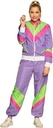 Costum Boland pentru adulti trening anii 80 cu buzunare, jacheta si pantaloni, diferite marimi, costum de camping, costum de jogging, costum de asistent, stil retro, costum de grup, petrecere tematica, carnaval