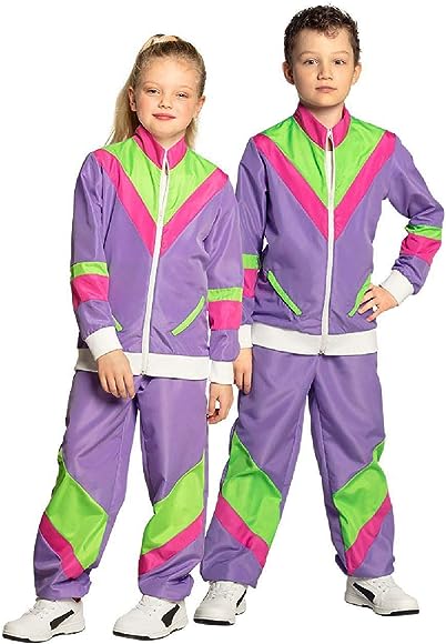 Costum Boland pentru adulti trening anii 80 cu buzunare, jacheta si pantaloni, diferite marimi, costum de camping, costum de jogging, costum de asistent, stil retro, costum de grup, petrecere tematica, carnaval