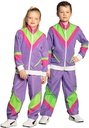 Costum Boland pentru adulti trening anii 80 cu buzunare, jacheta si pantaloni, diferite marimi, costum de camping, costum de jogging, costum de asistent, stil retro, costum de grup, petrecere tematica, carnaval