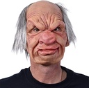CreepyParty Halloween Costume Party Realistic Cap uman Mască din latex Bătrână Bunica Carnaval Măști