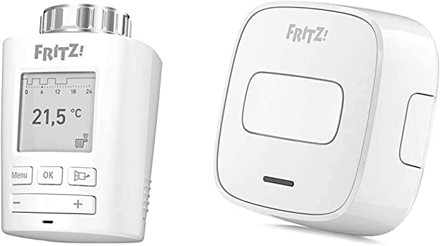 AVM FRITZ!DECT 301 (controler inteligent pentru radiator pentru rețeaua de domiciliu, pentru toate supapele de radiator standard și Fritz!Box cu bază DECT, Fritz!OS din versiunea 6.83)