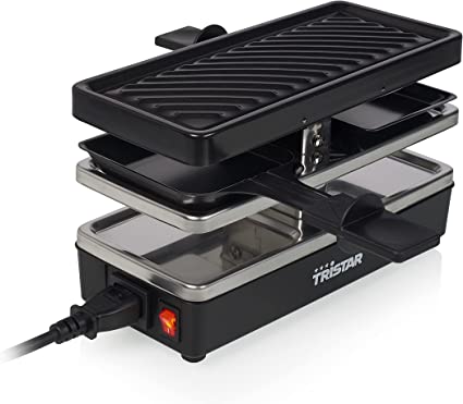 Tristar RA-2741 Raclette, 400, Plastic, Negru