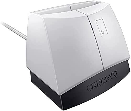 CHERRY SmartTerminal ST-1144UB Cititor de carduri USB Gri Pale
