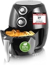 Friteuza Emerio SmartFryer AirFryer cu aer cald Prăjirea cu aer fierbinte fără ulei suplimentar Prăjire mai sănătoasă Volum de 3,6 litri Atingere rece Fără BPA Încălzire rapidă 1450 wați Bun cu 1,9 litri