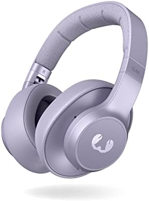 Căști supraear Bluetooth Fresh 'n Rebel Durată de redare de 35 de ore cu pernițe moi și microfon încorporat, pliabil, compatibil cu iOS și Android (Clam, Dreamy Lilac)