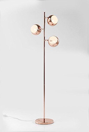Lampă de podea Kare Design Calotta Chrome, lampadare moderne cu design retro, argintiu (H/L/D) 151x40x25,5cm