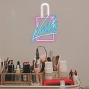 SIGNONME Hello Beautiful Neon Semne roz LED Neon pentru decorarea peretelui, USB Litere Artă Semne neon frumoase pentru dormitor, nuntă, petrecere de aniversare, bar, club, cameră de frumusețe