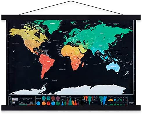 Rama Poza Ywlake B0, Rama Poster, 140 x 100 cm, 140 x 70 cm, 140 x 50 cm, Lemn magnetic, natural, pentru postere, rame magnetice, pentru agatat (140 cm, negru)