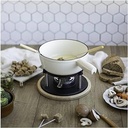 Set fondue 6 furculite alb - men390