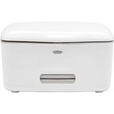 Dispenser Zagg OXO Good Grips pentru șervețele pentru față, mâini și șervețele care se pot spăla, 18/8 Edelstahl, Weiss, 5,88" L x 6,62" L x 3,38" H
