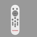 TELEFUNKEN - Spot încastrat LED inteligent ultra plat, spot LED WiFi, control aplicație, control vocal, culori deschise colorate și tonuri de alb, telecomandă, dimensiuni de instalare 110X30 cm, 6 W, 600 Lm, alb