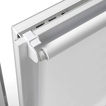 Jaluză GARDINIA fără găurire, pentru prindere, opac, ecran de intimitate, protecție împotriva orbirii, inclusiv toate piesele de asamblare, boa cu pene Digiprint, alb/decor, 70 x 150 cm