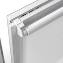 Jaluză GARDINIA fără găurire, pentru prindere, opac, ecran de intimitate, protecție împotriva orbirii, inclusiv toate piesele de asamblare, boa cu pene Digiprint, alb/decor, 70 x 150 cm