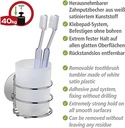 Cupa de igienă dentară WENKO Turbo-Loc - se fixează fără găurire, Oțel, 7,5 x 10 x 9 cm, Crom