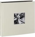 Album foto Hama Jumbo 30x30 cm (carte foto cu 100 de pagini negre, album de nuntă pentru 400 de fotografii, carte de oaspeți pentru autodesign și lipire) alb