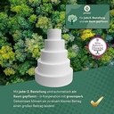 Tortul meu Whitepearl Styrofoam 2 niveluri calitate 12g/l rotund inaltime totala. 17cm constă din ⌀ 10,5 / 16cm cu bandă adezivă dublu fețe și bază de tort aurie Ideal pentru manechin de tort/zi de naștere/sărbătoare