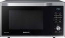 Cuptor cu microunde combinat Samsung MC32J7055CT/EG cu grătar și aer cald, 900 W, cameră de gătit 32 ℓ (extra mare), 52,3 cm lățime, prăjire subțire, program aluat drojdie/iaurt, argintiu