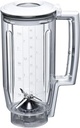 Accesoriu mixer Bosch MUZ5MX1, capacitate 1,25 litri, plastic, amestecare shake-uri sau cocktail-uri, lavabil la masina de spalat vase, potrivit pentru masina de bucatarie seria 4 si seria 2