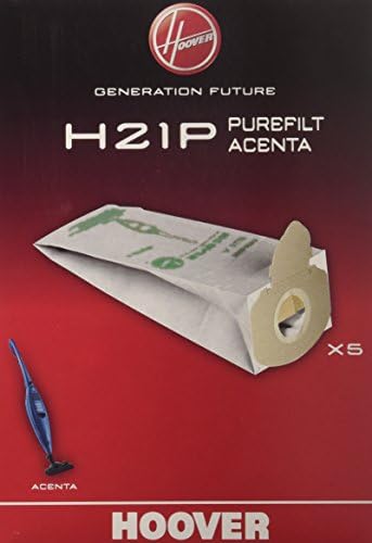 Saci pentru aspirator Hoover H21P, accesorii originale, din hartie, inhiba mirosurile, deosebit de mari, compatibile cu aspiratorul Acenta, 5 bucati