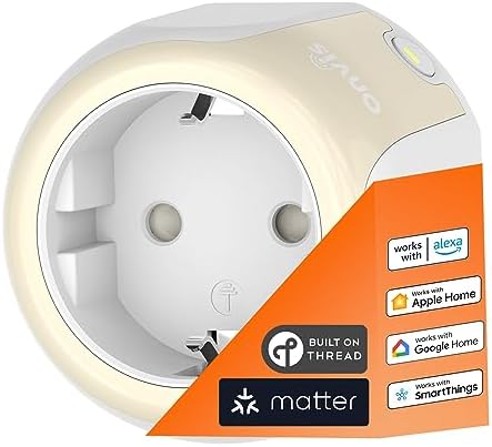 Eve Motion (Matter) - Senzor de mișcare cu senzor de lumină, Control inteligent al dispozitivelor, Matter & Thread, Funcționează cu Apple Home, Alexa, Google Home, SmartThings, Este necesar un router cu margine de fir