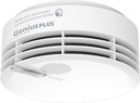 Hekatron 31-5000020-06-02 detector de fum Genius PLUS cu baterie integrată (durată de viață 10 ani) - inclusiv 1 x tampon adeziv - suportat de aplicație - dispozitiv de alarmă de fum alb - 1 bucată