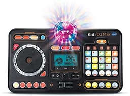 VTech Kidi DJ Mix - Mixer DJ 10-în-1 cu launchpad, jog wheel și multe efecte pentru editarea muzicii - Pentru copii de la 6-12 ani