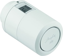 Termostat pentru radiator Danfoss Ally - Termostat digital inteligent precis, compatibil cu Amazon Alexa, Google Assistant și Zigbee - Aplicație și control vocal - Dispozitive Smarthome, gateway necesar