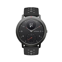 Withings Steel HR Sport - Ceas inteligent hibrid multisport, GPS conectat, ritm cardiac, nivel de fitness prin VO2max, urmărire a activității și a somnului, notificări