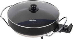 Princess Multi Wonder Chef 01.162367.01.500 Tigaie electrică 35 cm diametru Suprafață de prăjire 5,4 litri Capacitate 1800 Watt Nivel de încălzire reglabil Include 2 spatule din lemn 0,9 m Cablu negru