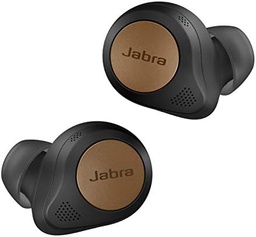 Căști Jabra Elite 85t True Wireless - Jabra Advanced Active Noise Cancelling cu durată lungă de viață a bateriei și difuzoare puternice — Carcasă de încărcare fără fir — Negru aramiu