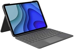 Tastatură husă Logitech Folio Touch pentru iPad, trackpad și conector inteligent pentru iPad Pro de 11 inchi (model: A1980, A2013, A1934, A1979, A2228, A2068, A2230, A2231) Aspect QWERTY italian grafit