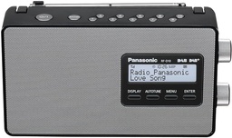 Radio digital Panasonic RF-D10EG-K (tuner DAB+/FM, funcționare la rețea și la baterie) negru