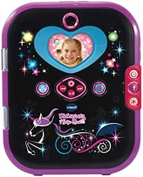 VTech Kidisecrets Selfie Music 2.0 - jurnal pentru copii cu 2 camere, MP3 player, recunoaștere facială, efecte de iluminare și multe altele - pentru copii cu vârsta între 6-12 ani