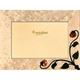Ramă foto NATALINI MPB Bianco 20X25 cu suport pentru masă, Lemn de lalele, alb, 20 x 25 x 1,5