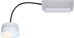 Paulmann 93074 Modul de încastrat LED Smart Home Zigbee Tunable White Coin rotund 50mm 6W 470lm 230V Tunable White Satin rotund reglabil spot plafon plastic