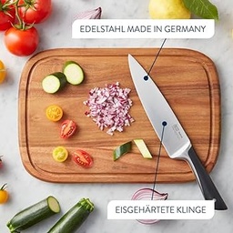 Cuțit universal Jamie Oliver by Tefal K26709 12 cm | performanță mare de tăiere | design distinctiv | Lame rezistente si de lunga durata | Oțel inoxidabil/negru