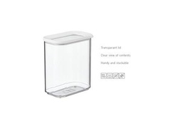 Mepal - Recipient pentru cârnați Modula 3 straturi - Frigider - Cutie depozitare cu capac - Potrivit pentru depozitarea produselor din carne - 3 frigidere separate - Cutii depozitare - 1650 ml - Alb