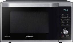 Cuptor cu microunde combinat Samsung MC32J7055CT/EG cu grătar și aer cald, 900 W, cameră de gătit 32 ℓ (extra mare), 52,3 cm lățime, prăjire subțire, program aluat drojdie/iaurt, argintiu