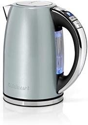 Fierbător Cuisinart CPK17GE, 4 setări de temperatură, 3KW, oțel inoxidabil, capacitate 1.7L, verde fistic deschis