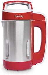 H.Koenig MXC18 aparat de supe / aparat de supe / capacitate 1,1 L / recipient izotermic / 4 programe / temperatura pana la 100°C / / 850 W / rosu