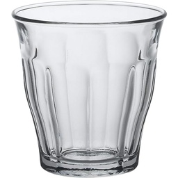 Duralex 1023AB06A0111 Pahar Picardie Six, pahar pentru desert, 90 ml, pahar, transparent, pachet de 6